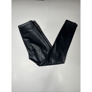 Abercrombie & Fitch Faux Leather Leggings High Rise Black Womens S‎ Vegan Preppy